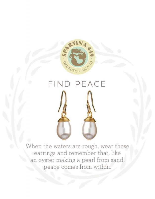 Spartina 449 Stud Earrings - Find Peace