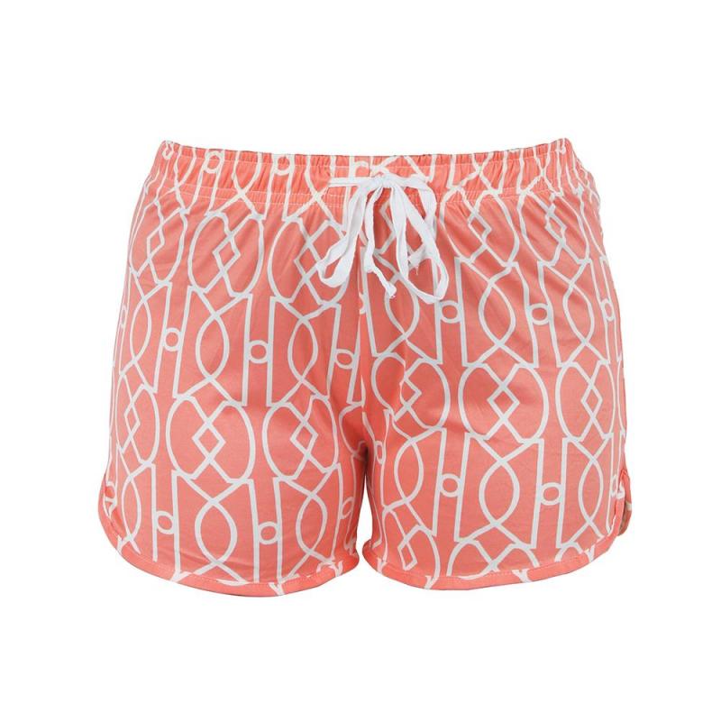 Hello Mello Pajama Shorts - Calming Coral