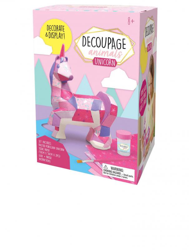 Decoupage Animals - Unicorn