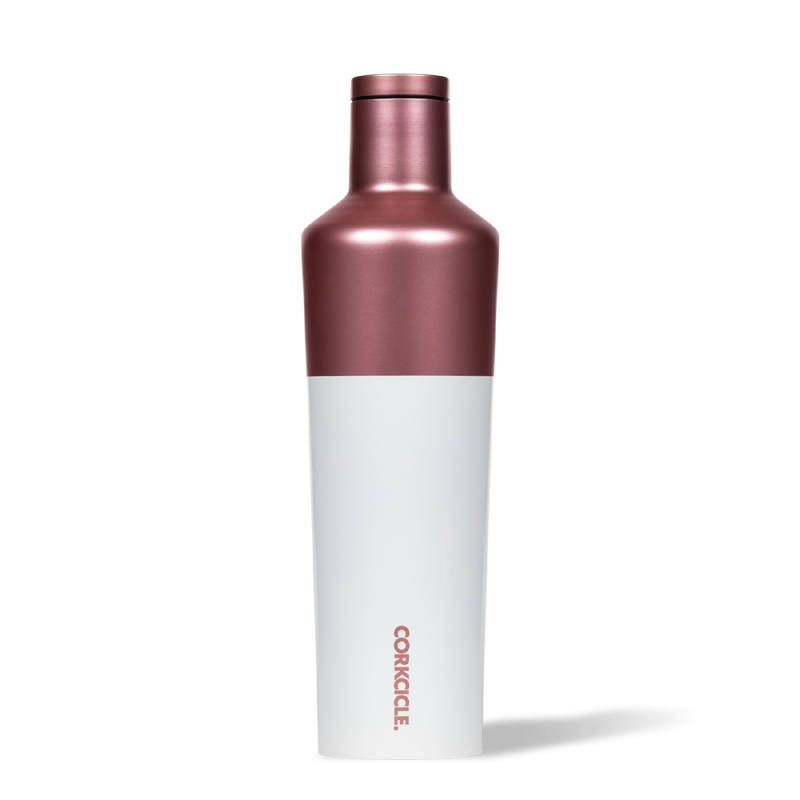 Corkcicle Color Block Canteen Rose Gold 25 oz