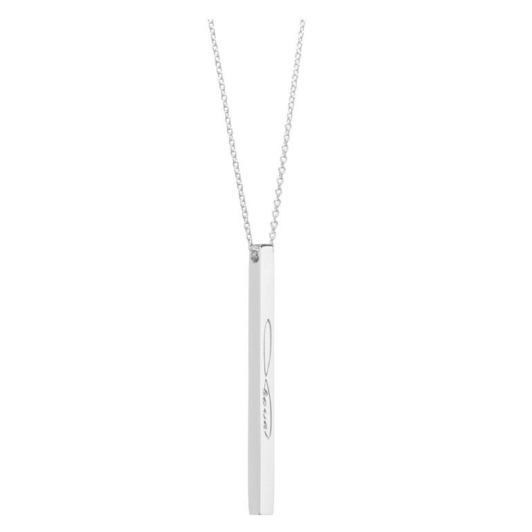 MantraBand Necklace - Infinite Love (Silver)