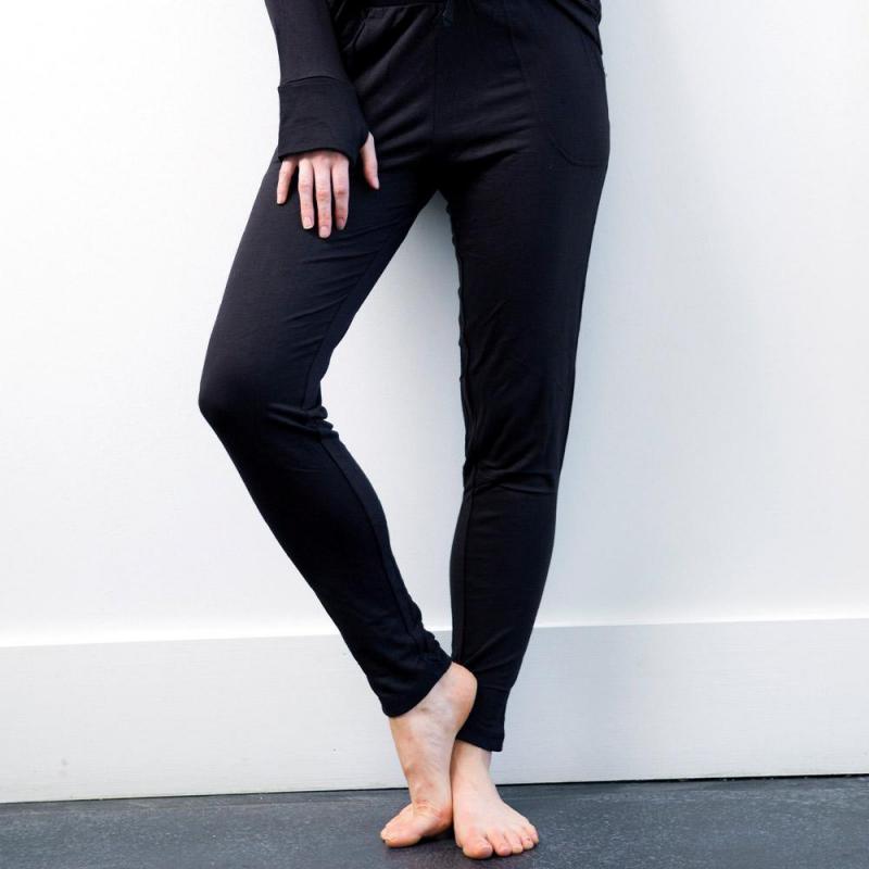 Hello Mello Weekender Drawstring Pants - Black