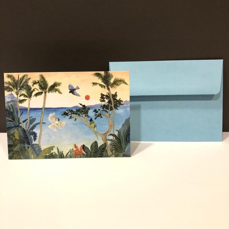 Blank Folding Note - Tropical Paradise (Pack of 14)