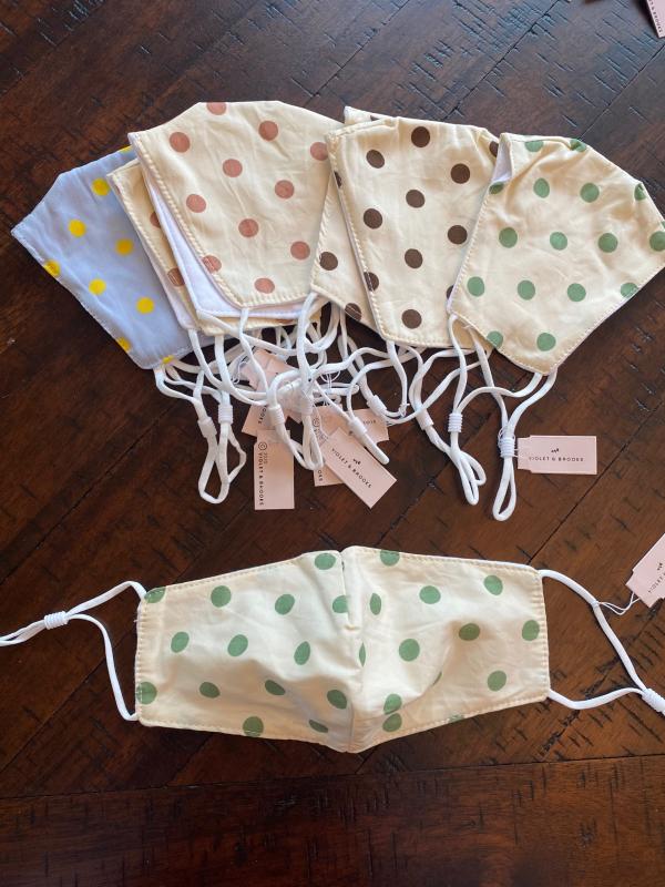 Polka Dot Face Mask