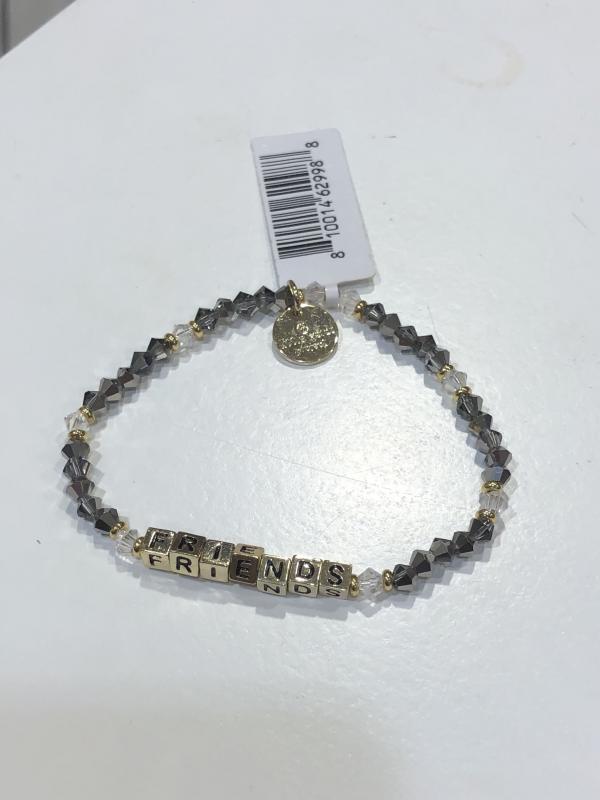 Little Words Project Bracelet - Friends (Gold/Grey)