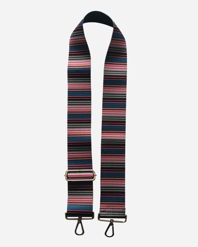 Multicolor Striped Bag Stap