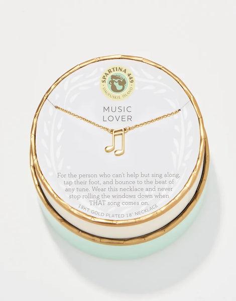 Spartina 449 Sea La Vie Music Lover Necklace