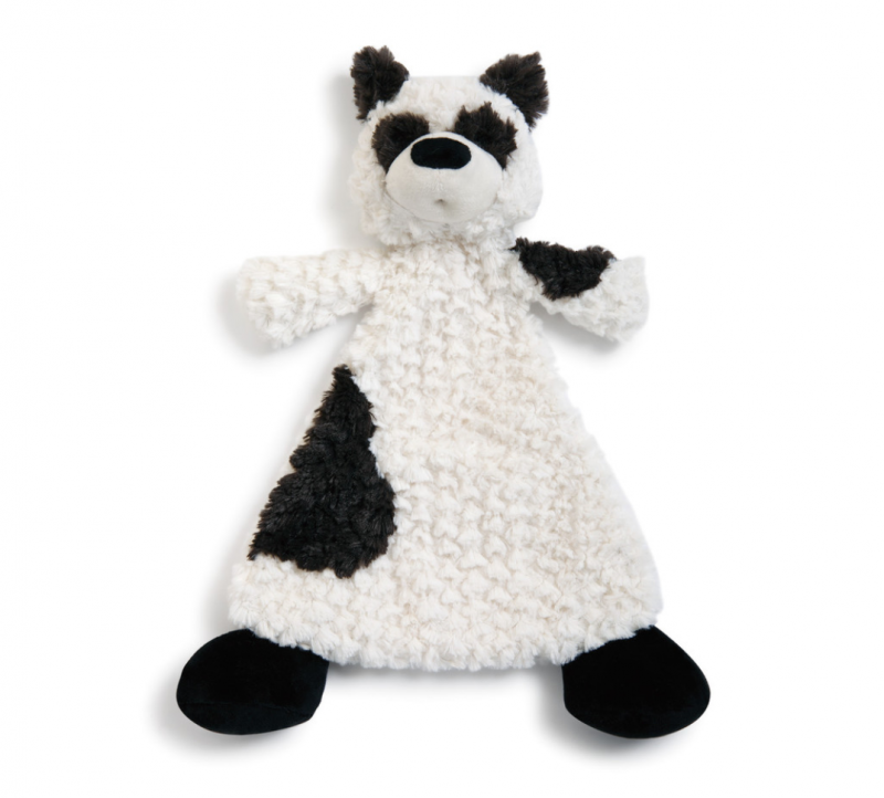 Demdaco Cozies Rattle Blankie - Palmer Panda
