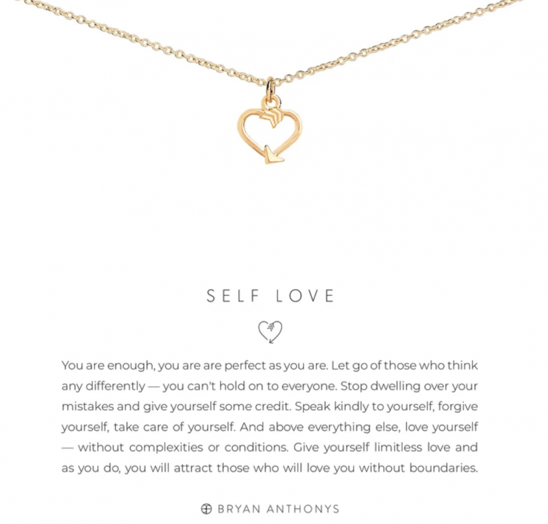 Bryan Anthonys Necklace - Self Love (Gold)