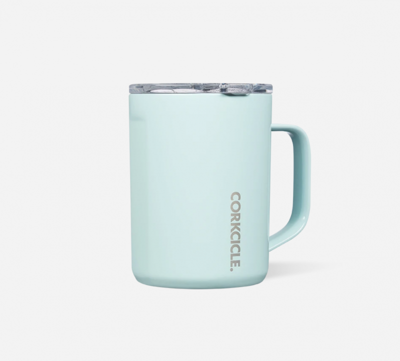 16 oz Travel Coffee Mug - Powder Blue