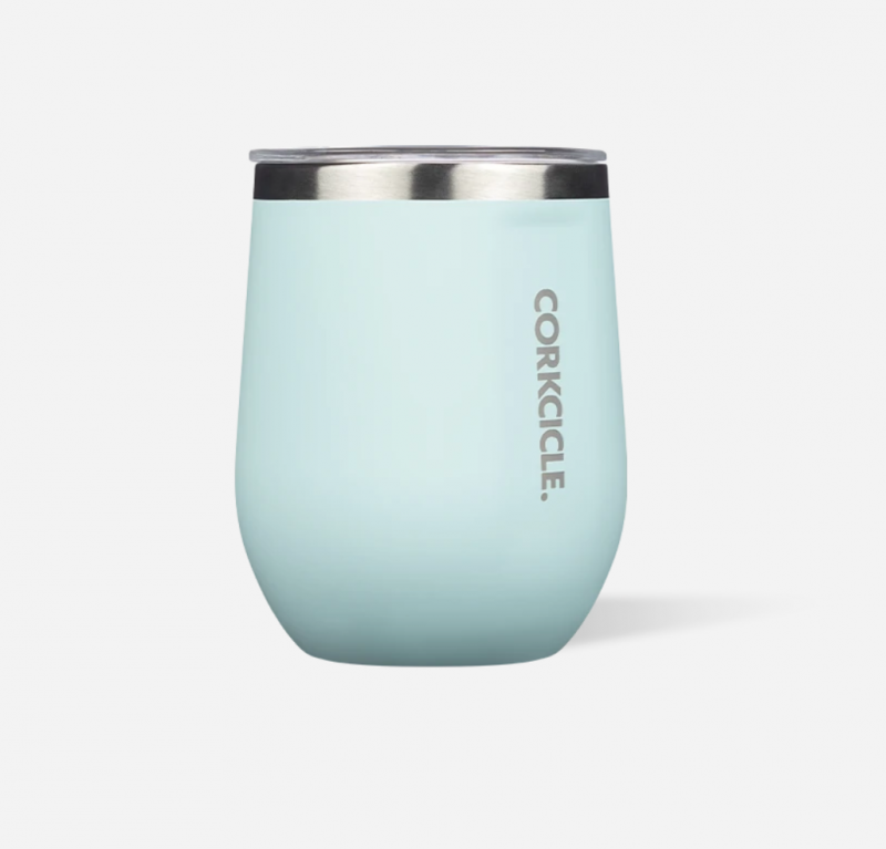 12 oz Stemless Wine Tumbler - Powder Blue