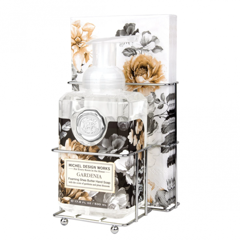 'Gardenia' Foaming Soap Napkin Set