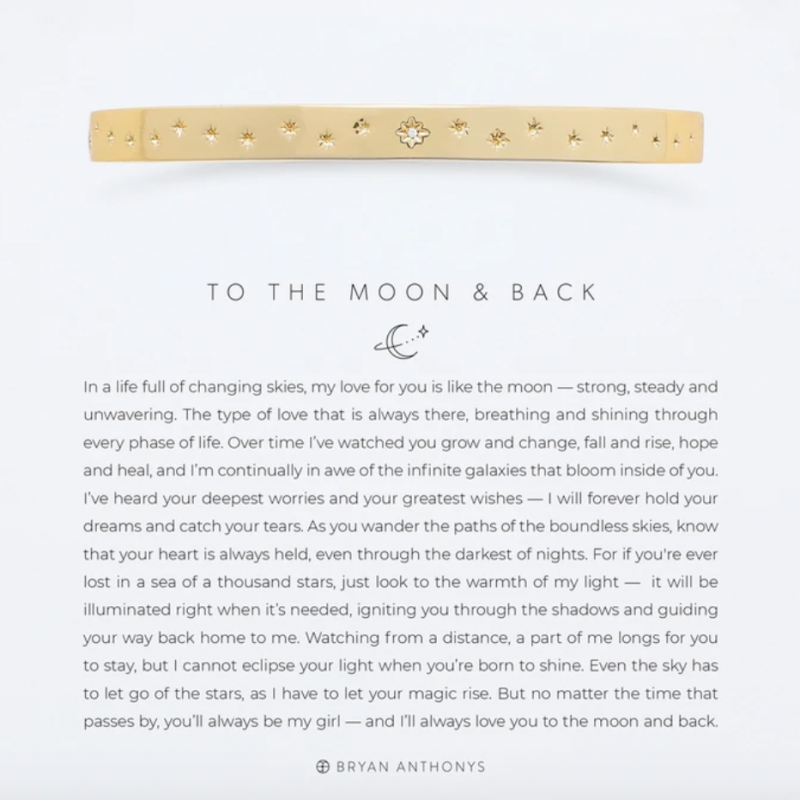 Bryan Anthonys Bracelet - To The Moon And Back (Gold)
