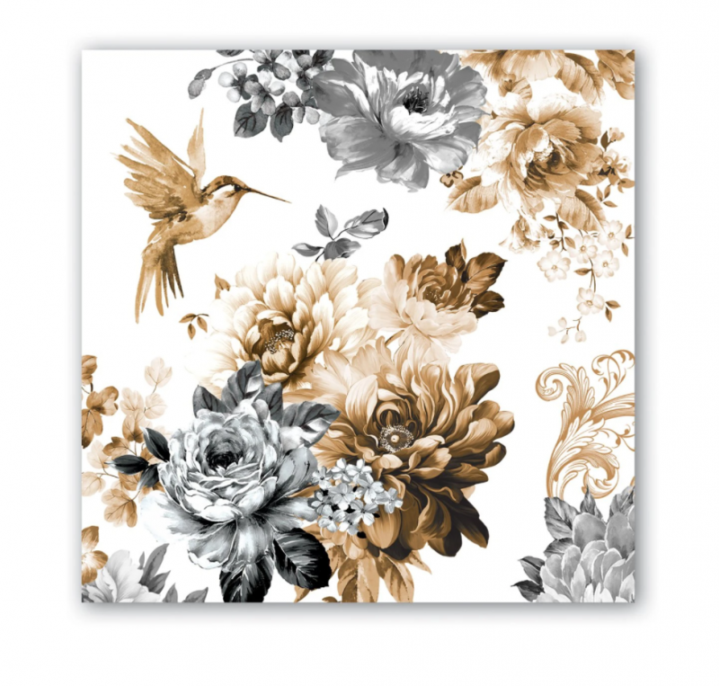 Gardenia Cocktail Napkin