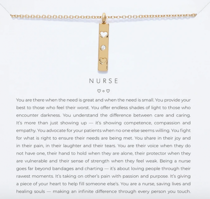 Bryan Anthonys Necklace - Nurse (Gold)