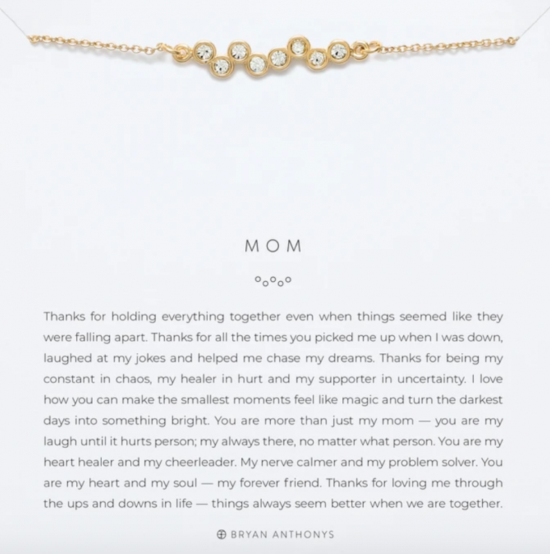 Bryan Anthonys Necklace - Mom (Gold)