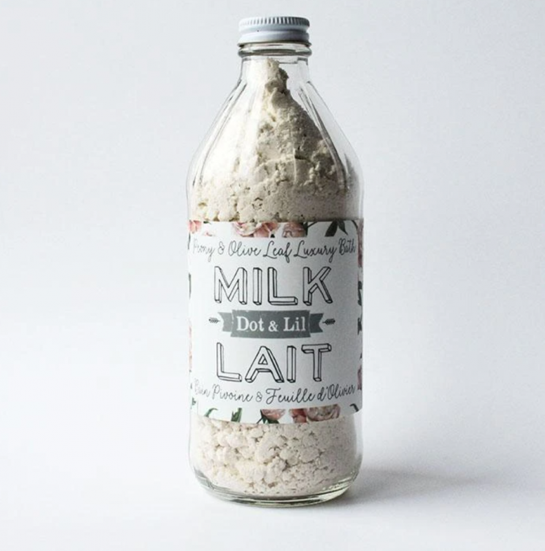 Peony and Olive Leaf Milk Bath