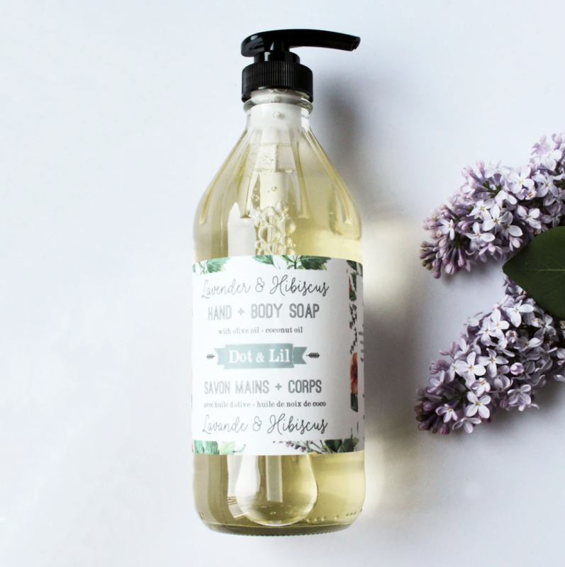 Lavender & Hibiscus Liquid Soap