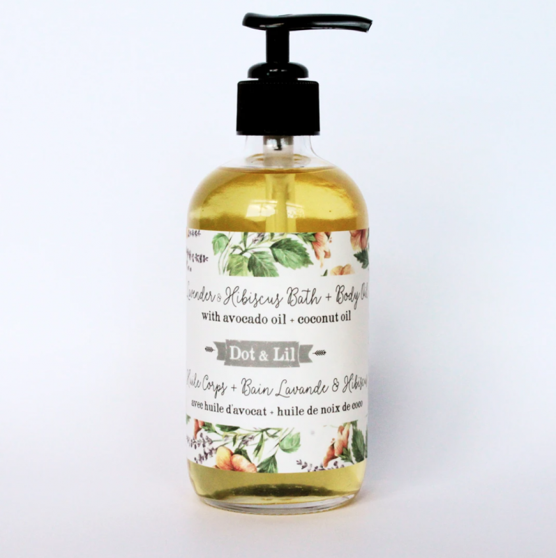 Lavender & Hibiscus Bath & Body Oil