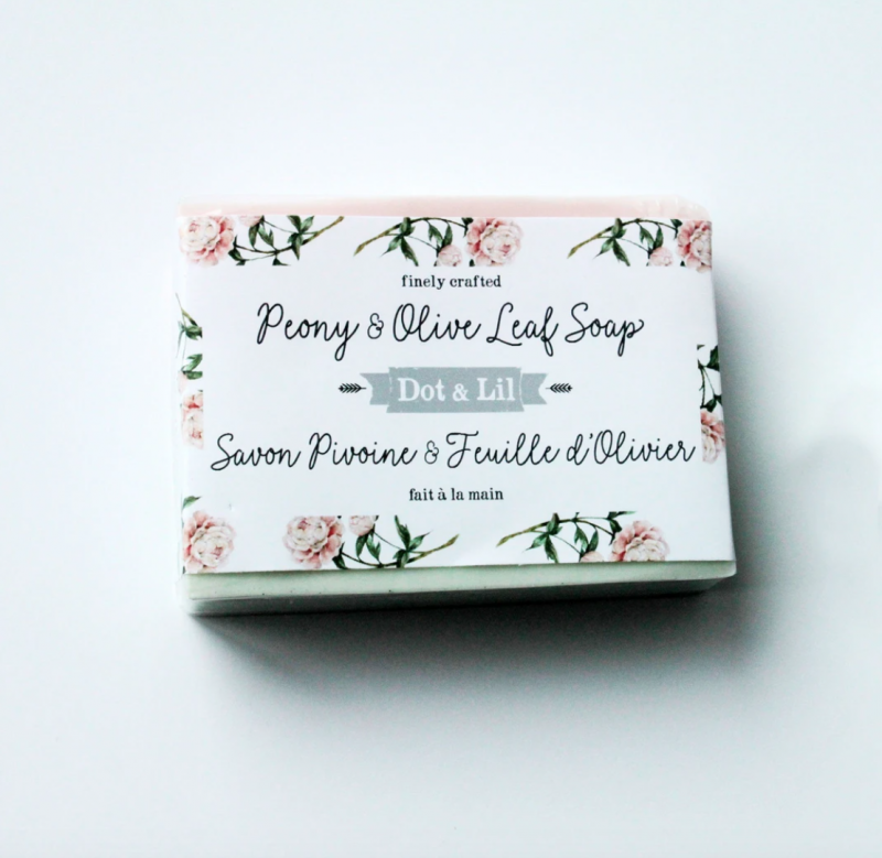 Peony & Olive Leaf Bar Soap