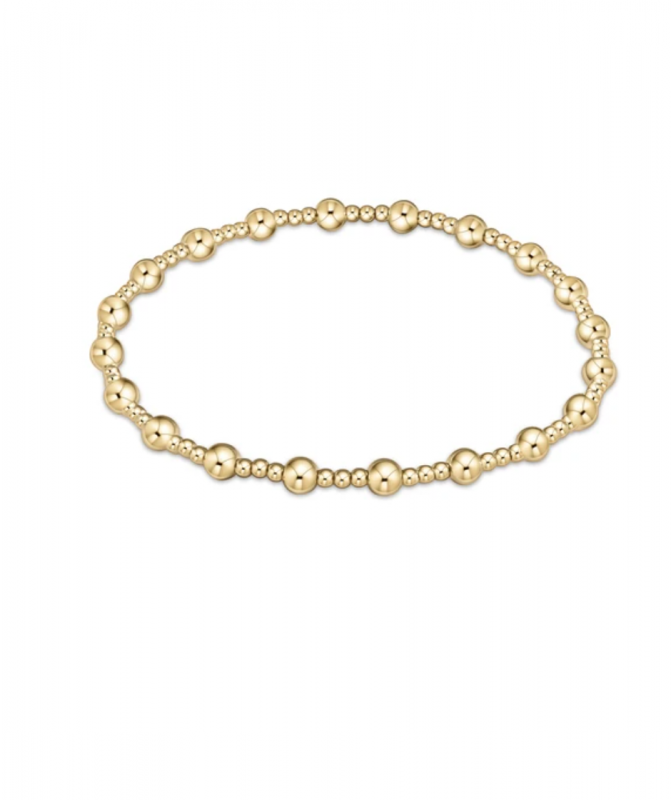 Enewton Classic Sincerity Pattern - Gold Bead Bracelet - 4mm 