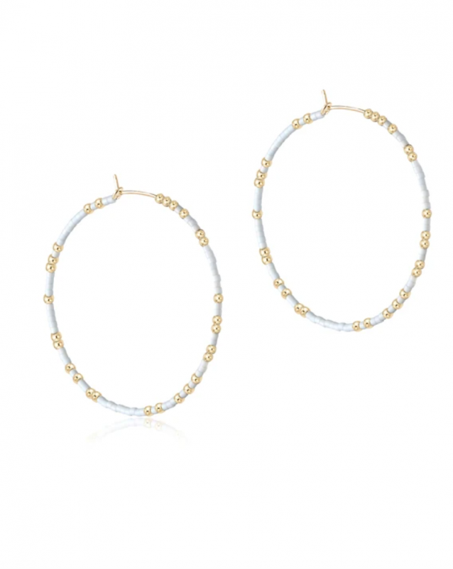 enewton Hope Unwritted Hoop Earrings - Ice Blue
