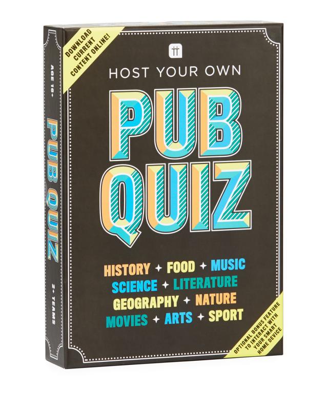 Host Your Own Pub Quiz Night Game