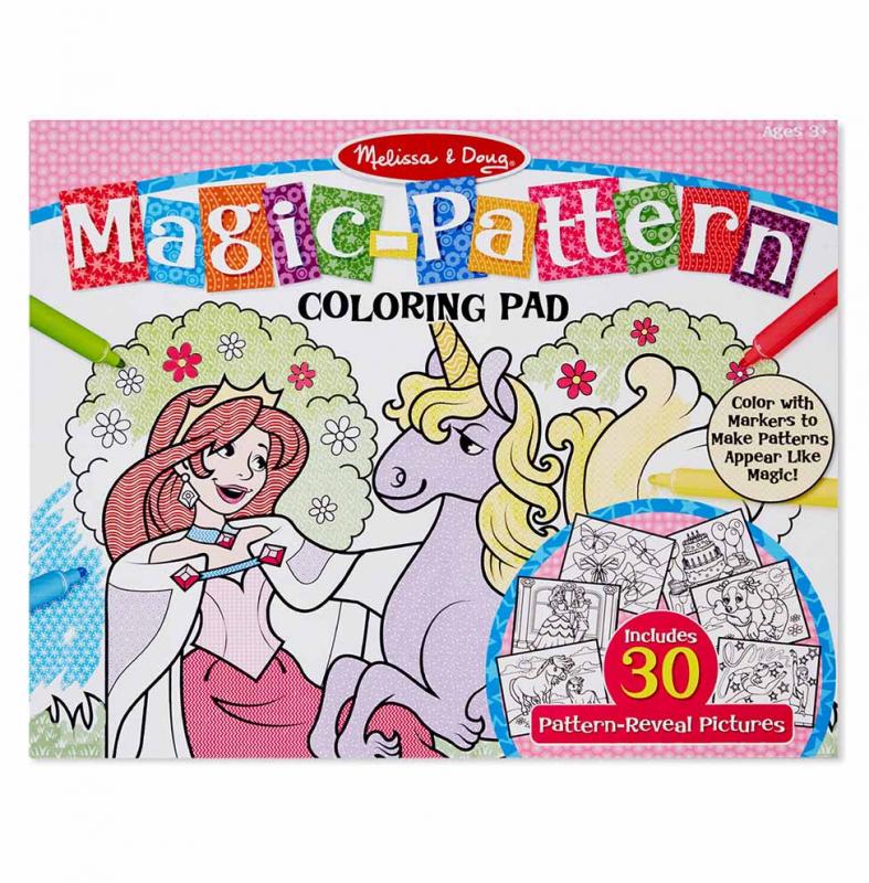 Magic-Patterns Coloring Pad - Pink