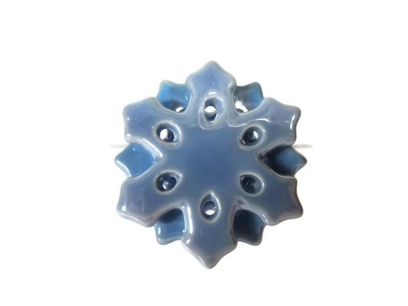 Nora Fleming Mini Snowflake Platter Ornament