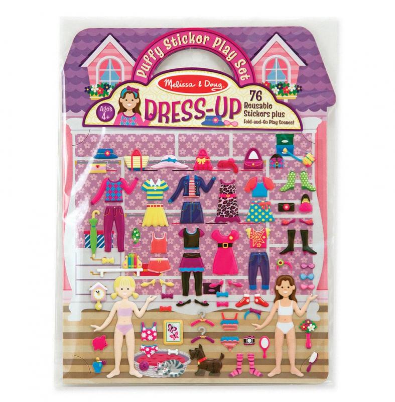 Puffy Sticker Play Set - Dress-up Assortment