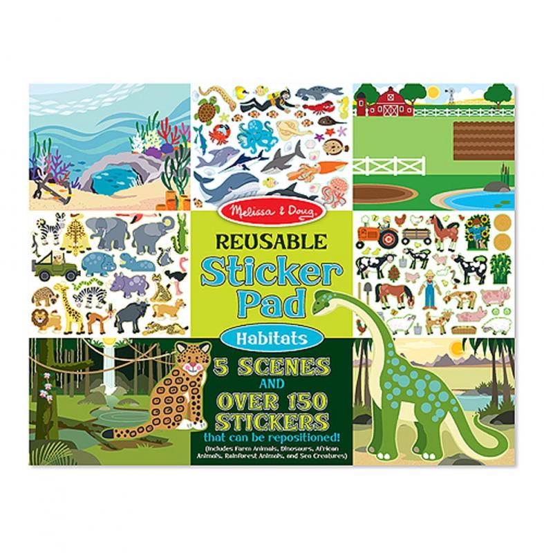 Reusable Sticker Book - Habitats