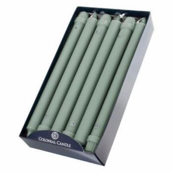 12 Inch Colonial Green Classic Candle