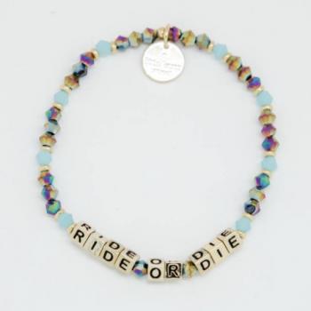 Little Words Project Bracelet - Ride or Die (Gold)