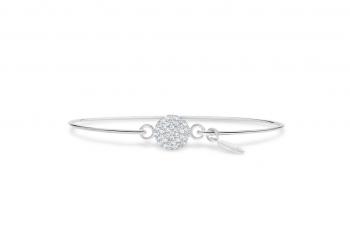 Stia Pavé Icon Bracelet Disk