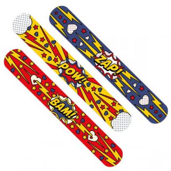 Kid Power Valentines - 28 Slap Bracelets and Cards