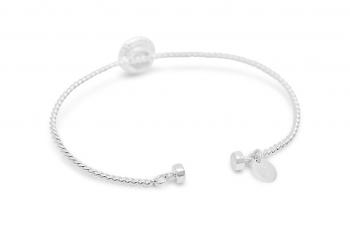 Stia Pavé Double Bar Bracelet