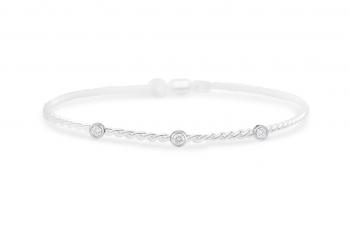 Stia 3 Stone CZ Bracelet
