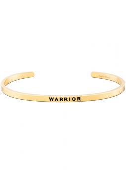 MantraBand Cuff Bracelet - Warrior (Gold)