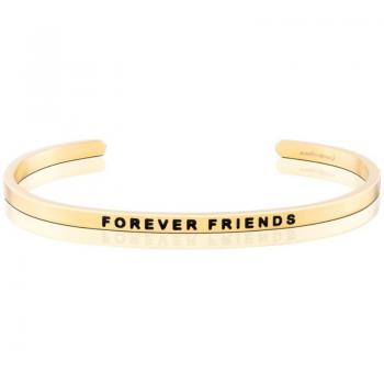 MantraBand Cuff Bracelet - Forever Friends (Gold)