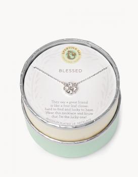 Spartina 449 Necklace - Blessed (Clear)
