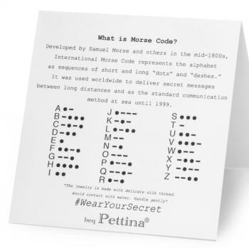 Wear Your Secret Morse Code Necklace - Believe