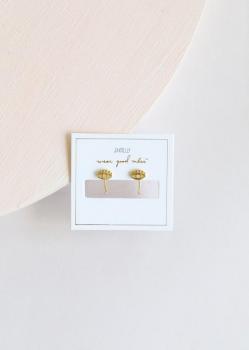 JaxKelly Earrings - Evil Eye Huggies