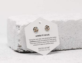 Pieces Of Me Earrings - Ambitious (Silver)
