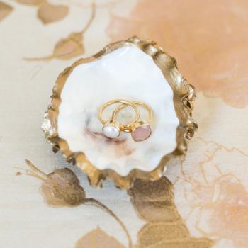 Grit & Grace Gold Oyster Dish