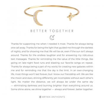 Bryan Anthonys Better Together Friendship Cuff (Gold)