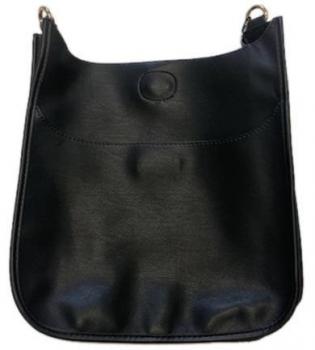 Faux Leather Messenger - Clasic