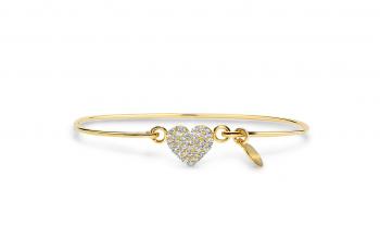 Stia Pavé Icon Heart Bracelet