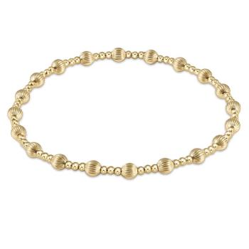 enewton 4mm Gold Dignity Sincerity Pattern Bracelet