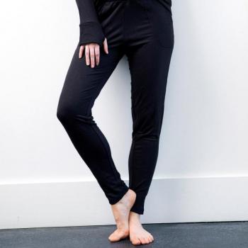 Hello Mello Weekender Drawstring Pants - Black