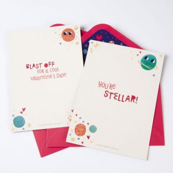 Out of This World Assorted Valentine's Cards